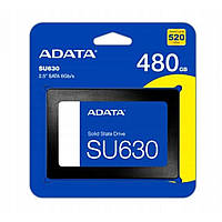 SM SSD Диск ADATA Ultimate SU630 480GB 2.5" SATA III 3D QLC (ASU630SS-480GQ-R) Характеристика Черный