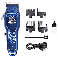 Машинка для стрижки волос VGR V-679 синяя оригинал триммер для стрижки бороды Seli Машинка для стрижки волосся