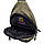 Нагрудна слінг сумка поліестер хакі Арт.1676-03 green Volunteer (54), фото 3