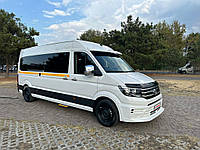 Накладка на передний бампер 510B (под покраску) для Volkswagen Crafter 2017-2024 гг