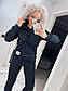 Ангоровий костюм з завуженими штанами та кофтою худі (р. 42-52) 7KO3561, фото 6