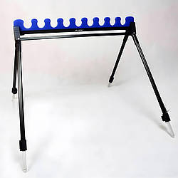 Телескопічна підставка для вудлищ, підставка-гребінка для вудлищ з 4 ніжками Kaida (Weida)