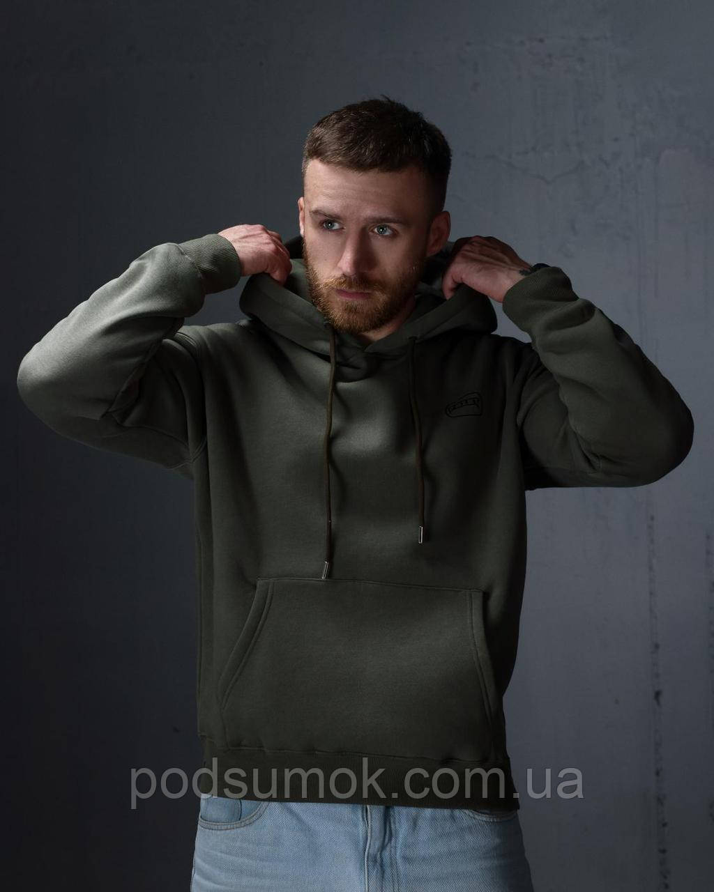 Худі тактичний утеплений з капюшоном Original Хакі M