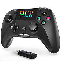 Беспроводной игровой контроллер Forty4, светодиодный дисплей, совместим с Android, IOS, Switch, PS3, PC