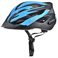 Шлем велосипедный ProX Thumb черный / голубой (A-KO-0125) - 58-61см