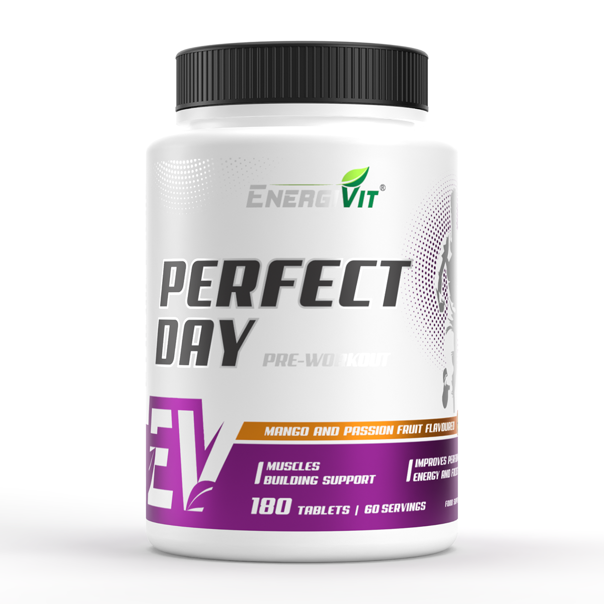 Предтренувальний комплекс EnergiVit Perfect Day 180 таблеток