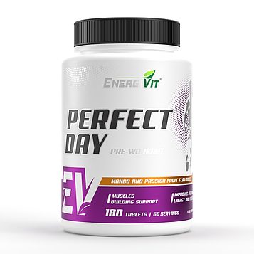 Предтренувальний комплекс - EnergiVit Perfect Day / 180 tablets