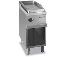 Електрична поверхня для смаження на відкритій базі Apach APTE-47PR рифлена, 400х700х850 мм