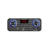 Велика музична колонка із мікрофоном Bluetooth колонка караоке система FM/USB/AUX NDR 1100 10", фото 5