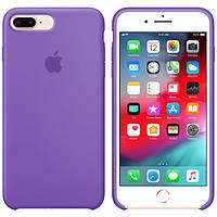 Силиконовый чехол Silicone Case для iPhone 7 Plus / 8 Plus (7+ / 8+) Фиалковый Lilac Cream 41 (бампер)