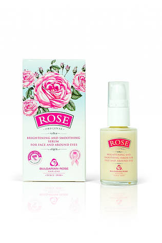 Освітлююча і розгладжуюча сироватка для обличчя Rose Original від Bulgarian Rose 30 мл, фото 1