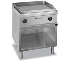 Електрична поверхня для смаження на відкритій базі Apach APTE-77PR рифлена, 700х700х850 мм