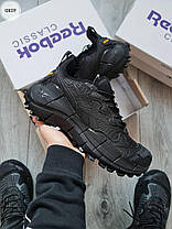 Зимові Чоловічі Кросівки Reebok Zig Kinetica 2 Edge Gore-Tex Black / Рибок Зіг Кенетика 2 Едж Гор Текс Чорні, фото 3