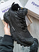 Зимові Чоловічі Кросівки Reebok Zig Kinetica 2 Edge Gore-Tex Black / Рибок Зіг Кенетика 2 Едж Гор Текс Чорні, фото 4