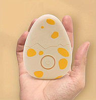 Електрична пилочка-триммер для дитячого манікюру з трьома насадками, Жовтий з помаранчевим