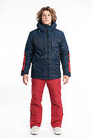 Куртка лижна чоловіча Just Play Quant синій з червонім (B1350-red) — M