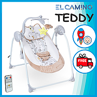 Детские качели-шезлонг EL Camino Teddy ME 1075 с музыкой, на радиоуправлении PRO_70