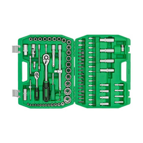 Набір інструментів 1/2" & 1/4" 94 од. INTERTOOL ET-6094SP, фото 2