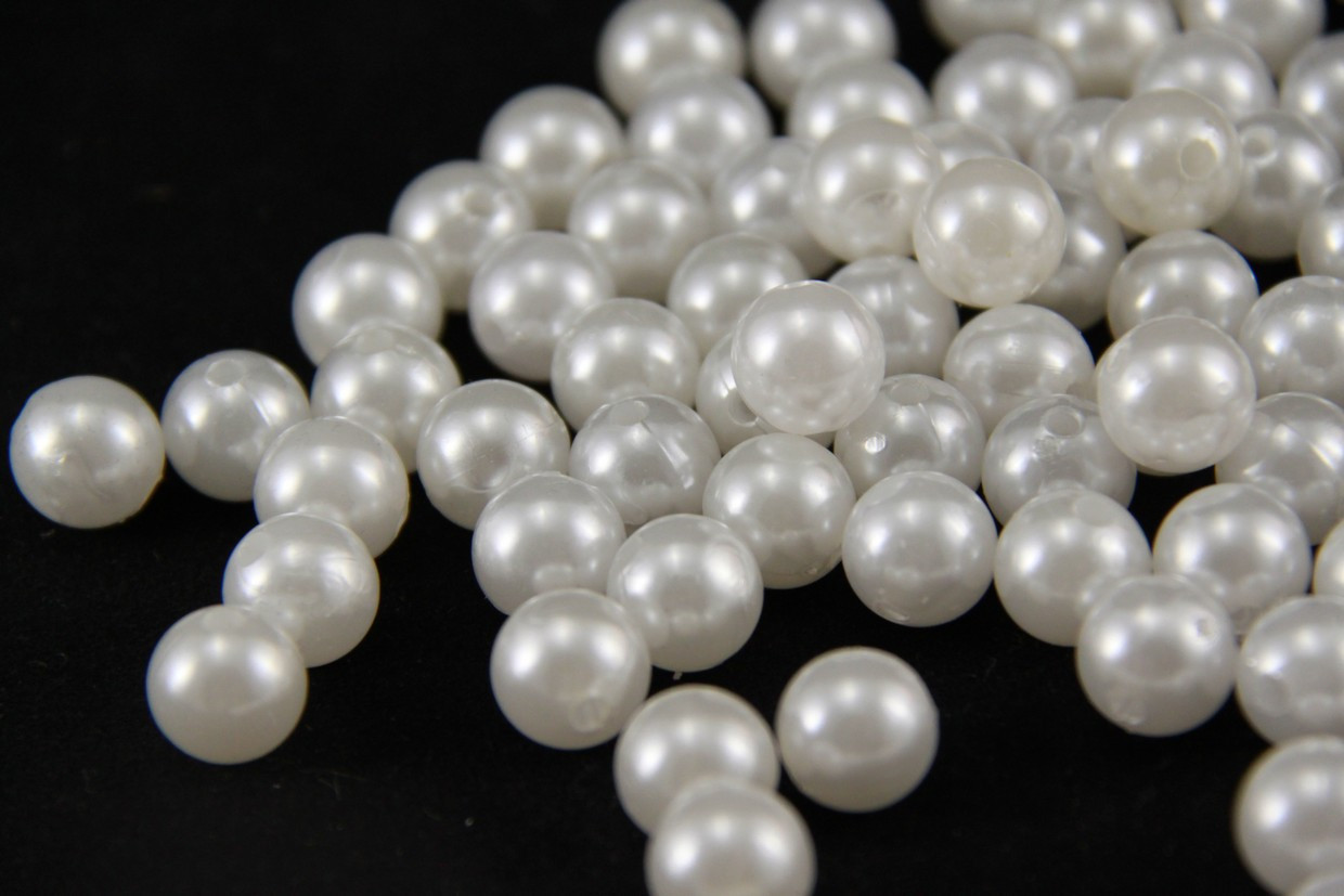 Перли штучний білий 12 мм