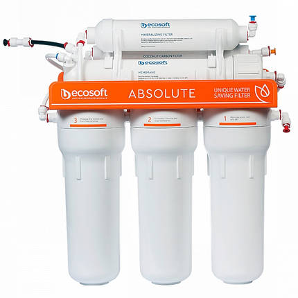 Фільтр зворотного осмосу Ecosoft Absolute з мінералізатором (MO675MECO), фото 1
