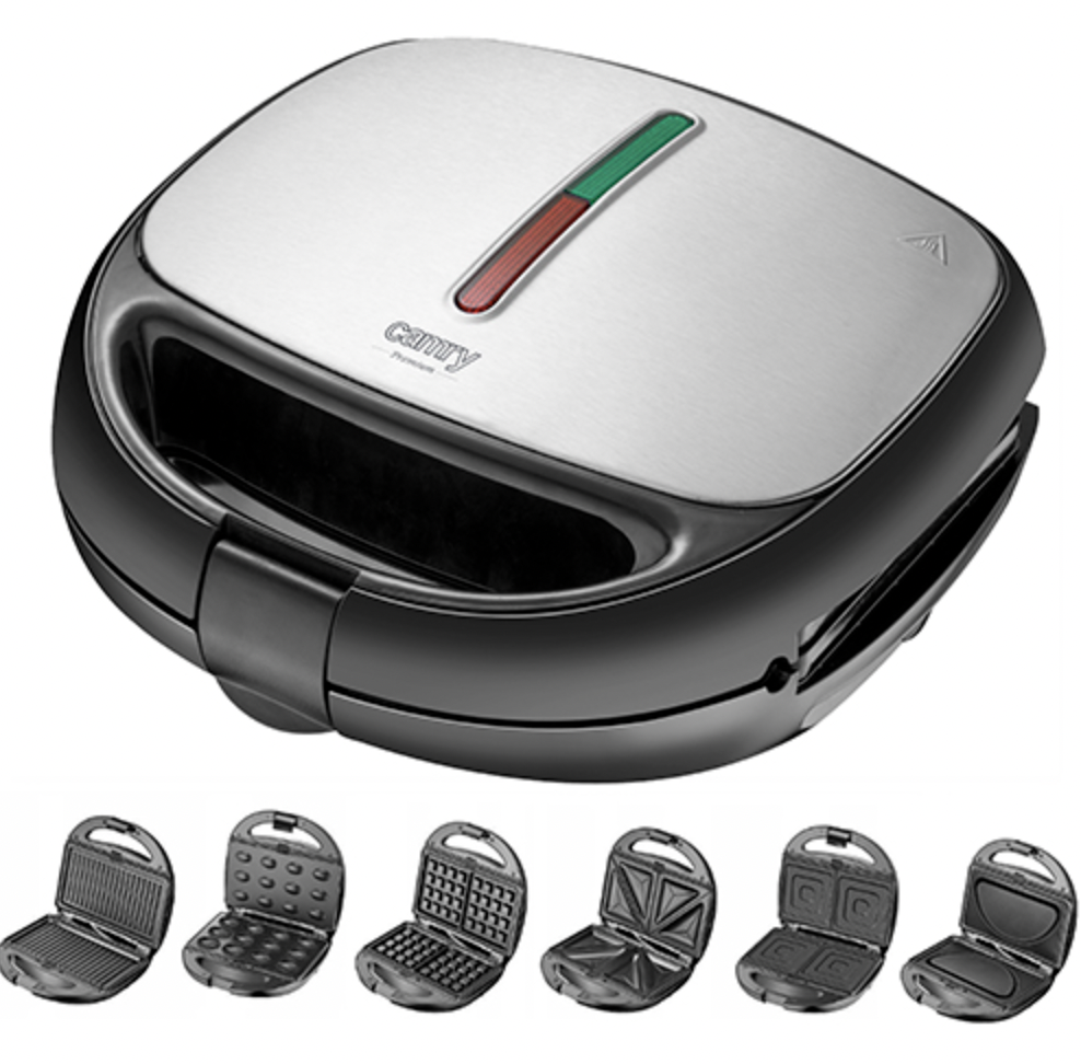 Мультимейкер 6в1 Camry CR 3057 з горішницею 1200Вт, фото 1