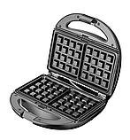 Мультимейкер 6в1 Camry CR 3057 з горішницею 1200Вт, фото 8