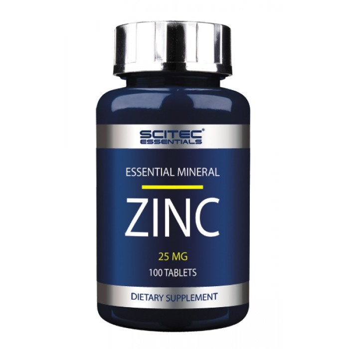 Вітаміни для потенції Scitec Zinc 25 mg. (100 таблеток.)