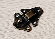 Замок для творчості.Колір "стара латунь" 23х33мм, фото 3