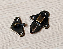 Замок для творчості.Колір "стара латунь" 23х33мм, фото 4