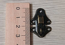 Замок для творчості.Колір "стара латунь" 23х33мм, фото 5