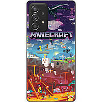 Силіконовий чохол бампер для Samsung A13 4G гра Minecraft Майнкрафт