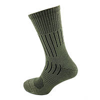 Шкарпетки трекінгові, довгі з термозонами, зимні (Olive), 39р.-42р.