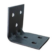 Куточок меблевий 40*40*40 мм (2 мм чорний) посилений