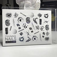 Наклейки слайдери для дизайну нігтів 16 TYUNING NAILS