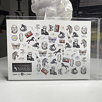 Наклейки слайдери для дизайну нігтів 32 TYUNING NAILS