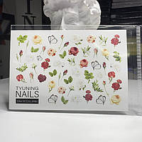 Наклейки слайдери для дизайну нігтів 04 TYUNING NAILS