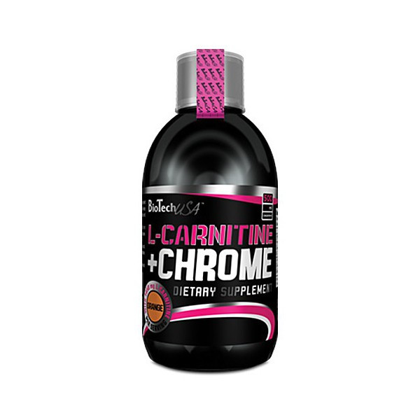 Л-Карнітин Biotech USA L-Carnitine 70.000 mg+Chrome (500 мл)