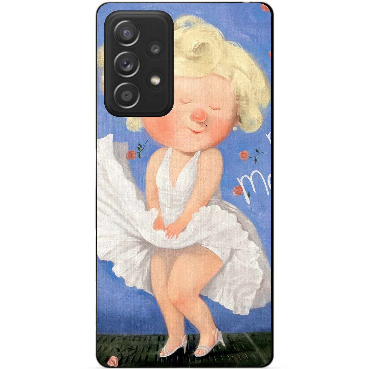 Силіконовий чохол бампер для Samsung A13 4G з малюнком Мерілін Монро Гапчинська Marilyn Monroe