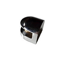 Полицетримач хром для скляної полиці товщиною 4-6 мм короткий