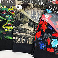 Чоловічі труси боксери з яскравим малюнком з преміальної турецької бавовни Berrak S, фото 4