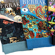 Чоловічі труси боксери з яскравим малюнком з преміальної турецької бавовни Berrak S, фото 6