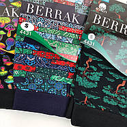 Чоловічі труси боксери з яскравим малюнком з преміальної турецької бавовни Berrak S, фото 8