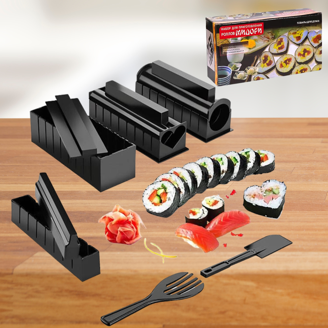 Аппарат для приготовления роллов мидори , Набор для приготовления суши в домашних условиях , Прибор для суши - фото 10 - id-p2079819079