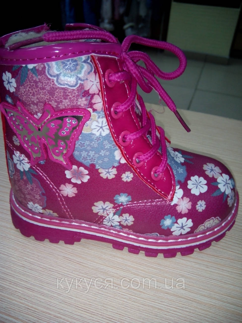 Дитячі черевики для дівчинки "Квіточка"