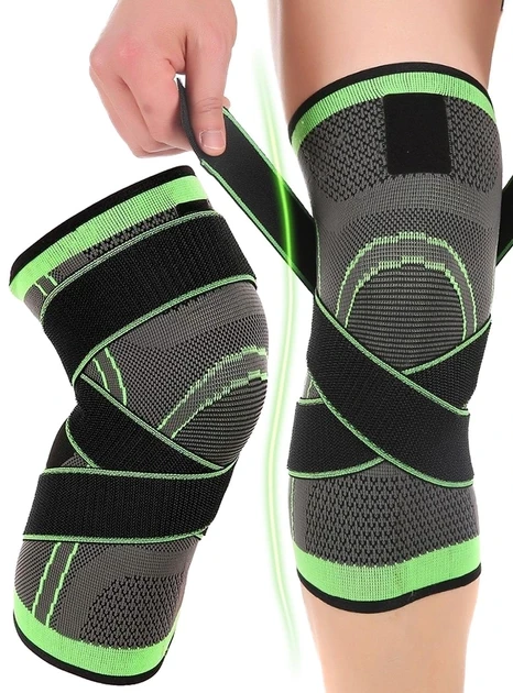 Бандаж для фиксации коленного сустава knee support, Компрессионный бинт для колена, Наколенник-фиксатор - фото 6 - id-p2079820486