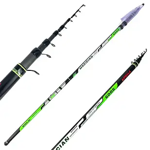 Вудка для бічного кивка Goss Freccia 5 м карбон з кільцями тест 30-60 G