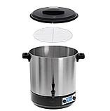 Електропастеризаційна ємкість Adler AD 4496 — 28 л, 2600 Вт, LCD дисплей, регулювання 30–100 °C, фото 3