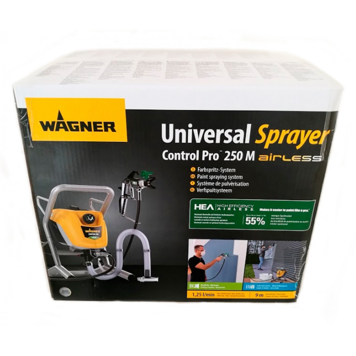 Агрегат окрасочный безвоздушный Wagner Control Pro 250 M EUR : 550Вт 1.25 л/мин 110бар 2371053 FAY - фото 3 - id-p2079840154