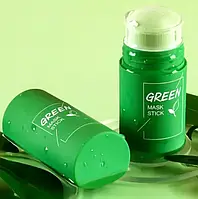 Маска-стик с экстрактом зеленого чая для сужения пор лица Green Stick Mask, Маска глиняная очищающая