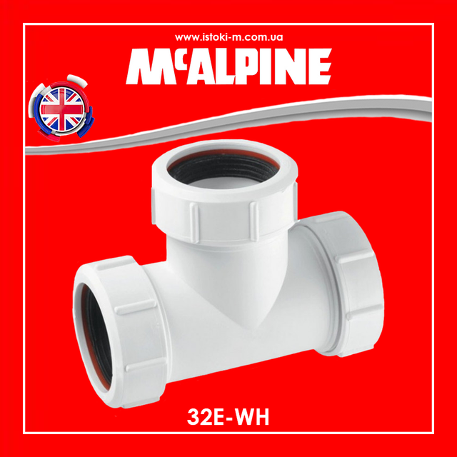 Трійник пластиковий компресійне з'єднання 32х32х32 мм з гайками 32E-WH McAlpine каналізація mcalpine_каналізація внутрішня_фітинги для внутрішньої каналізації_трійник пластиковий компресійний 32мм для внутрішньої каналізації_внутрішня каналізація_цангова каналізація_трійник пластиковий компресійний 32 мм з гайками 32e- wh mcalpine_трійник пластиковий компресійний 32 мм 32e-wh mcalpine_трійник mcalpine 32e-wh d32 мм_трійник компресійний 32мм mcalpine 32e-wh_трійник пластиковий 32 мм з гайками 32e-wh mcalpine_трійник компресійний 32 мм mcalpine 32e- wh_трійник компресійний 32мм 32e-wh mcalpine_32e-wh mcalpine_трійник для внутрішньої каналізації 32e-wh mcalpine_компресійна каналізація_Трійник пластиковий компресійне з'єднання 32х32х32 мм з гайками 32E- WH McAlpine_Трійник пластиковий компресійне з'єднання 32х32х32 мм_Трійник компресійний 32 мм 32E-WH McAlpine_Трійник компресійний 32х32х32 мм 32E-WH McAlpine_32E-WH McAlpine_mcalpine_Mcalpine_Трійник пластиковий компресійне з'єднання 32 мм
